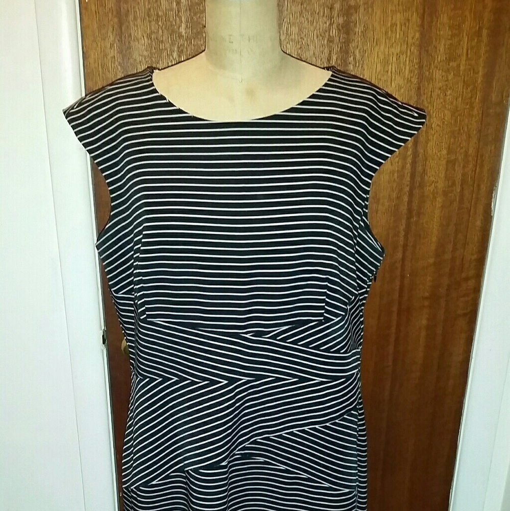 Black and white dress